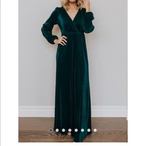 Venus Jade Pleated Maxi Dress -Baltic Born
